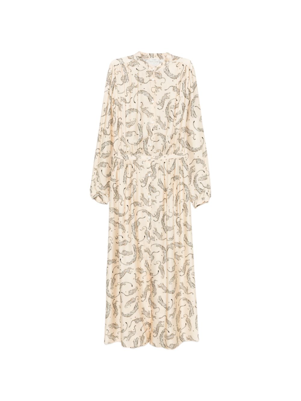 Forte Forte Paisley-Print Long Dress — Cream