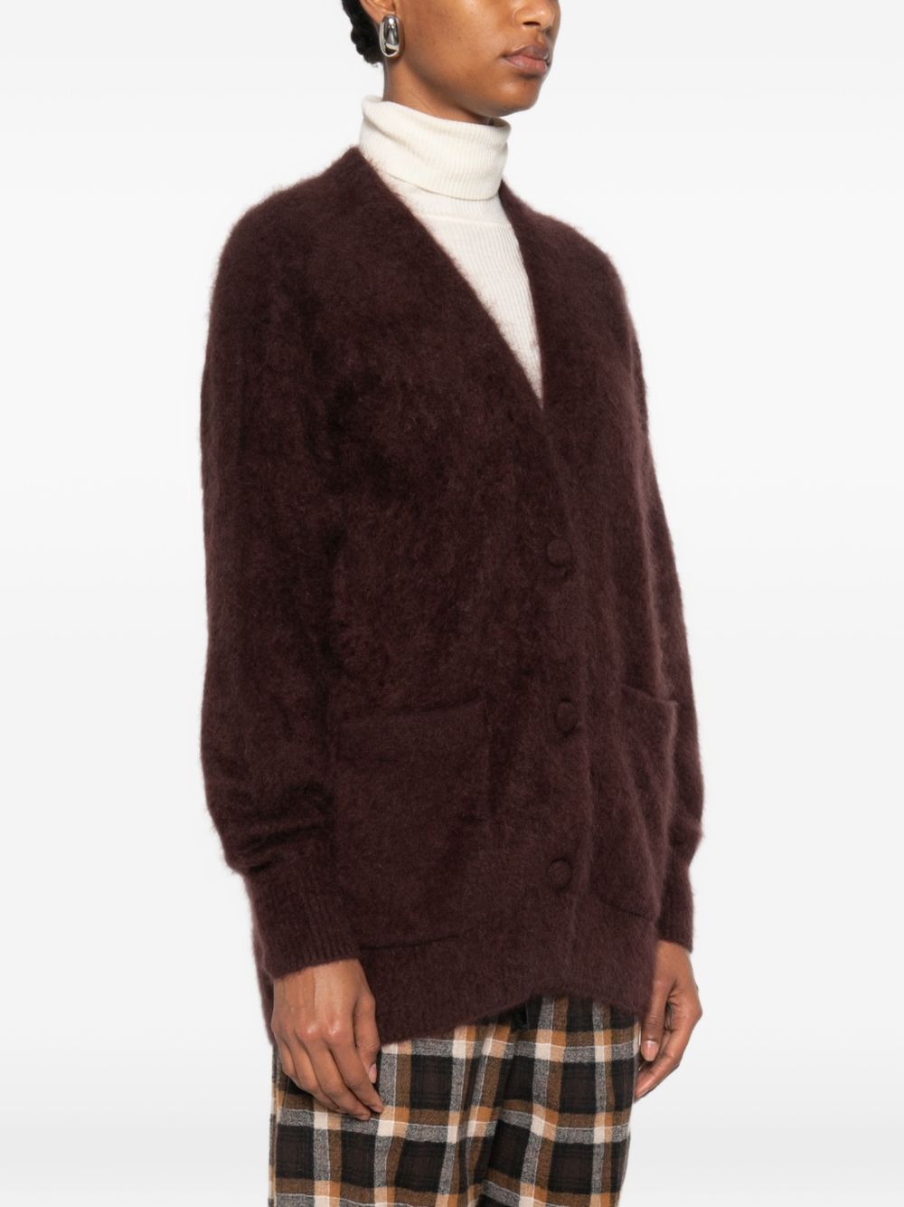 Forte Forte Cashmere Cardigan — Brown