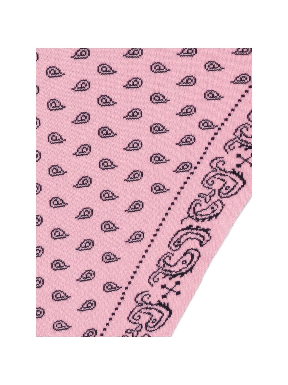 GUEST IN RESIDENCE Paisley Print Cashmere Scarf — Pink