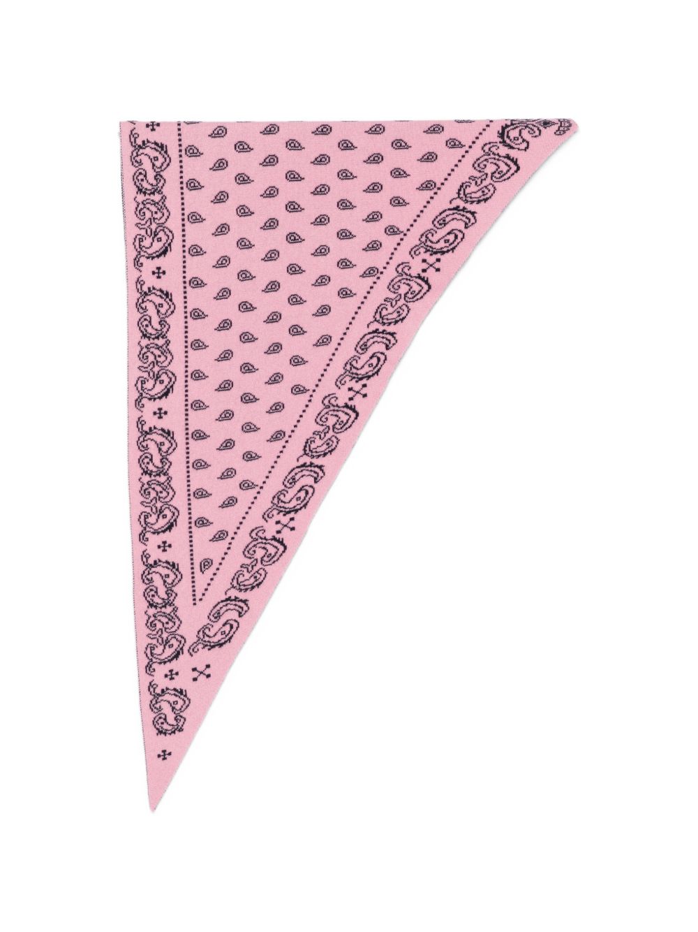 GUEST IN RESIDENCE Paisley Print Cashmere Scarf — Pink