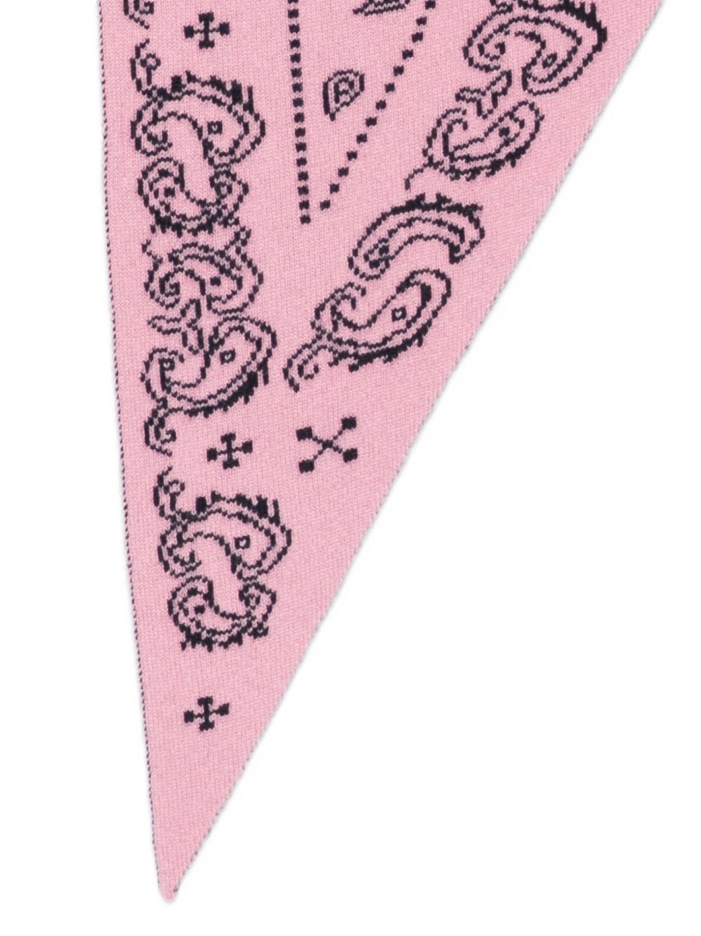 GUEST IN RESIDENCE Paisley Print Cashmere Scarf — Pink