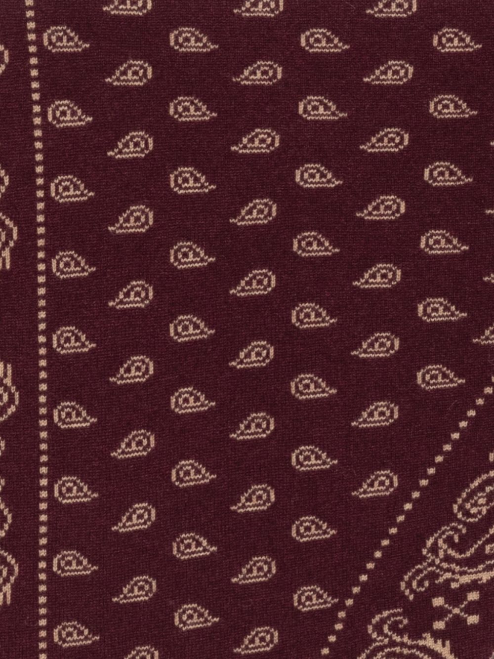GUEST IN RESIDENCE Paisley-Printed Cashmere Scarf — Bordeaux