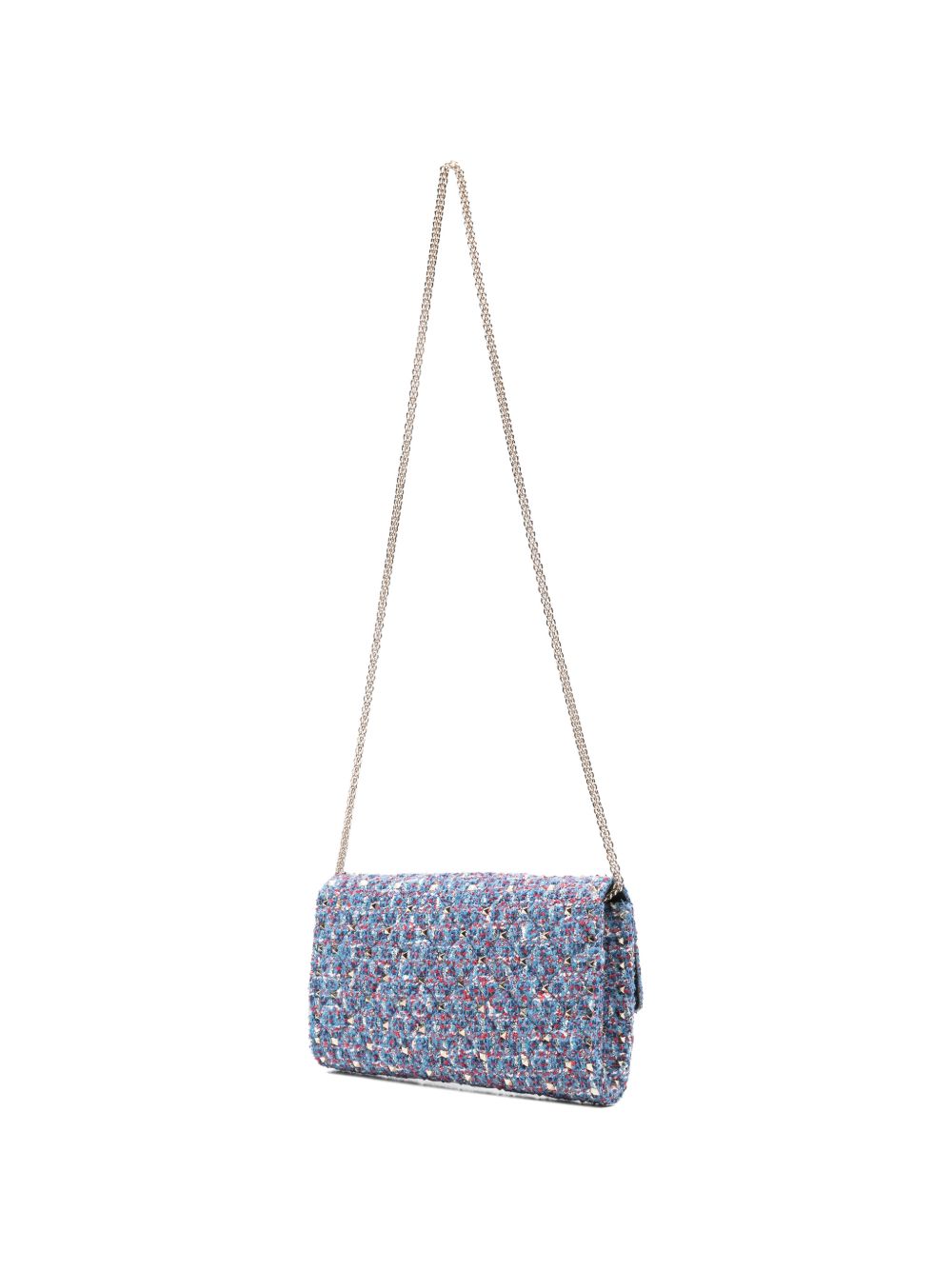 Valentino Garavani Rockstud Spike Shoulder Bag — Blue