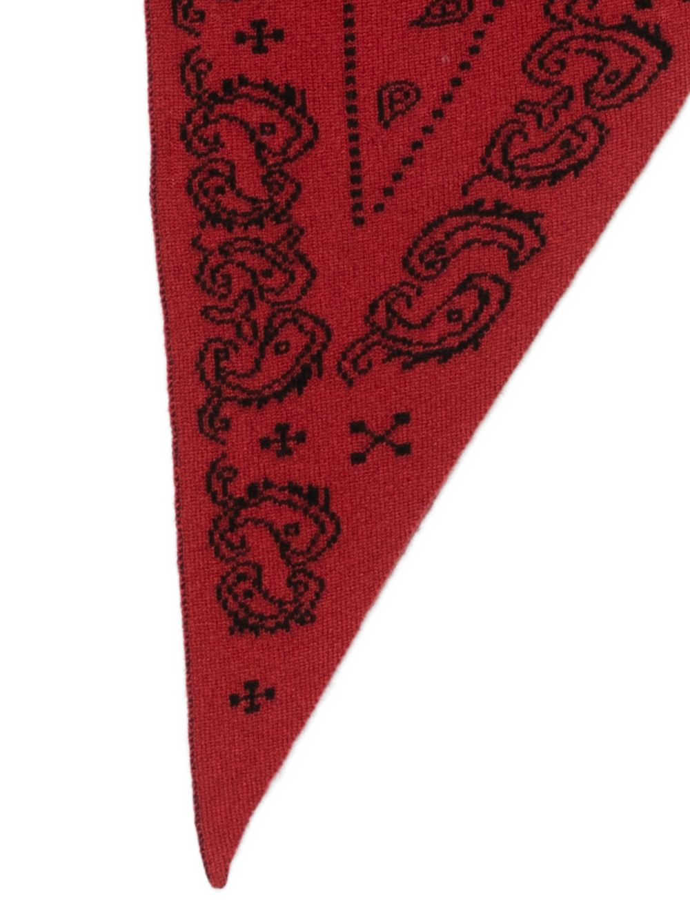 GUEST IN RESIDENCE Paisley Print Cashmere Scarf — Bordeaux