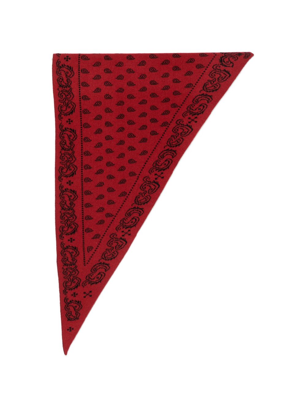 GUEST IN RESIDENCE Paisley Print Cashmere Scarf — Bordeaux