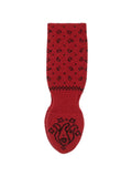 GUEST IN RESIDENCE Intarsia Paisley Knit Scarf — Bordeaux