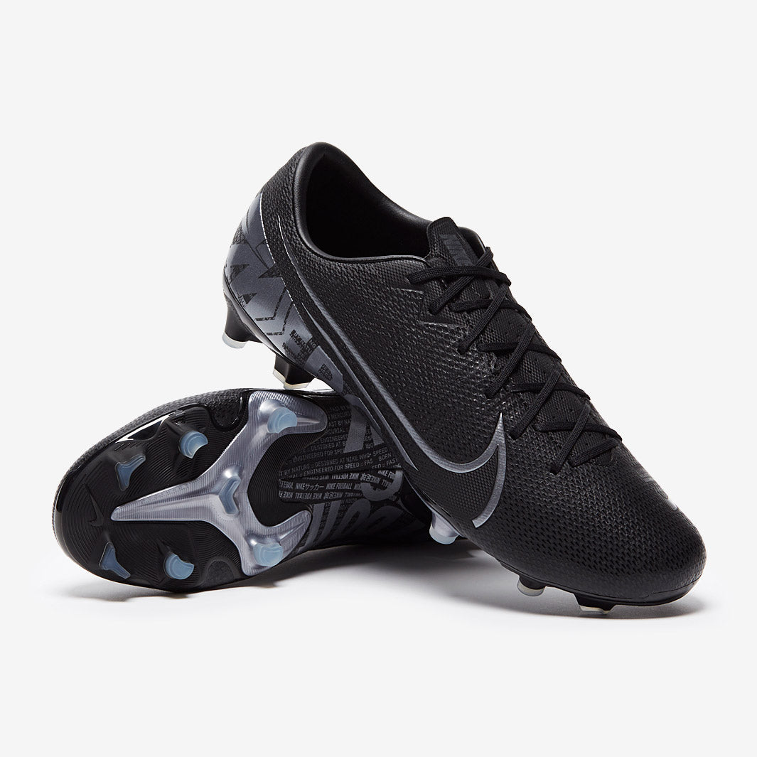 Nike Mercurial Vapor XIII Academy FG/MG - Black/Metallic Cool Grey