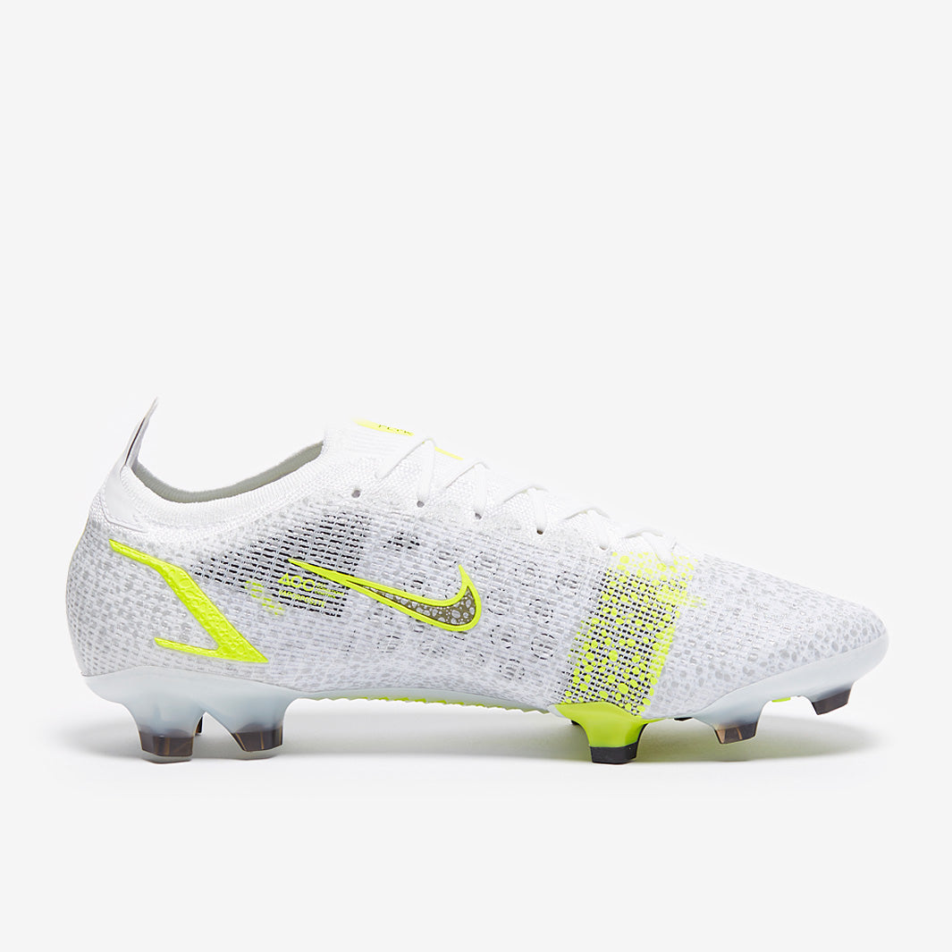 Nike Mercurial Vapor XIV Elite FG - White/Black Metallic/ Silver Volt