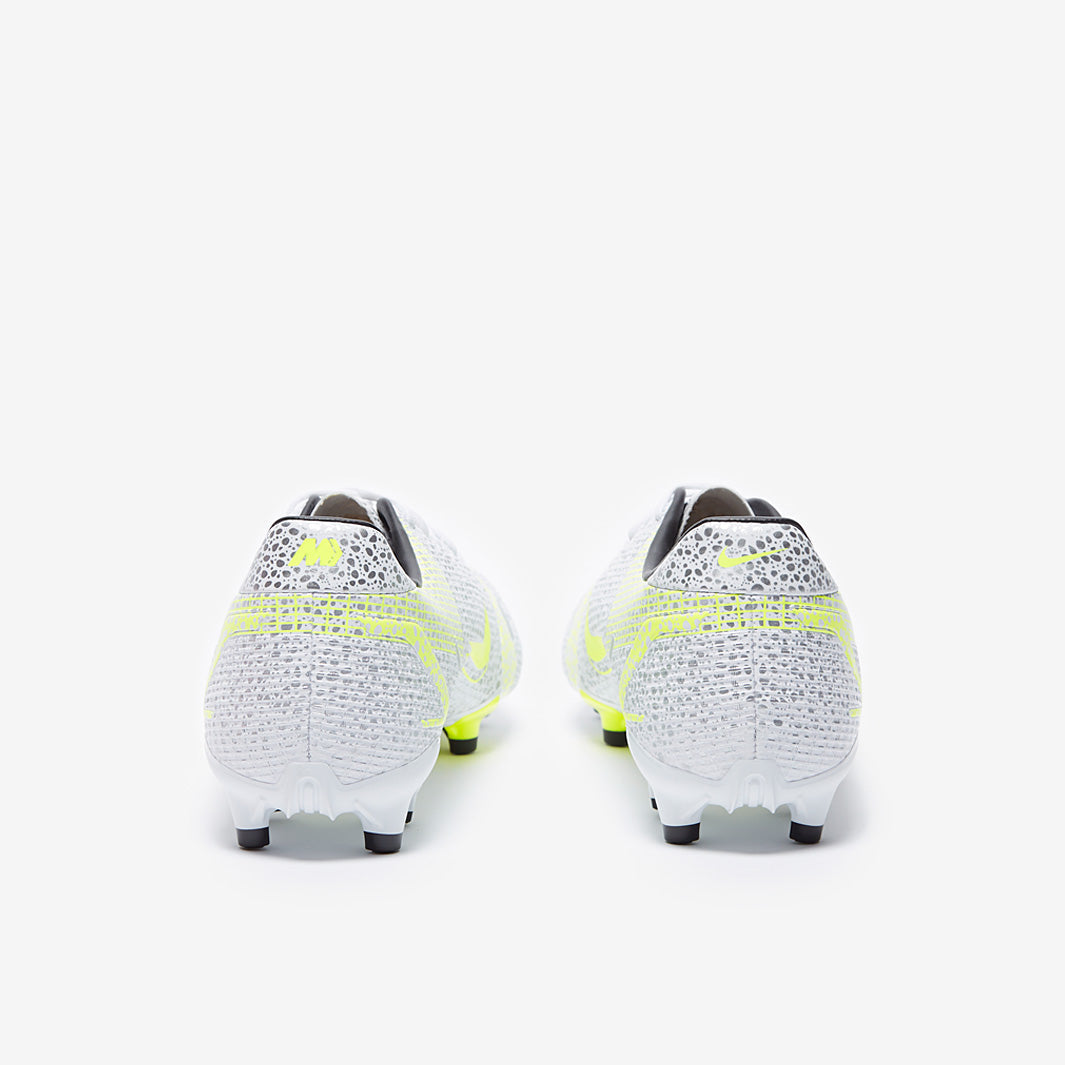 Nike Mercurial Vapor XIV Academy FG/MG - White/Black-Metallic Silver-Volt