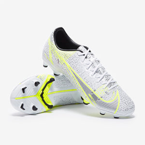 Nike Mercurial Vapor XIV Academy FG/MG - White/Black-Metallic Silver-Volt