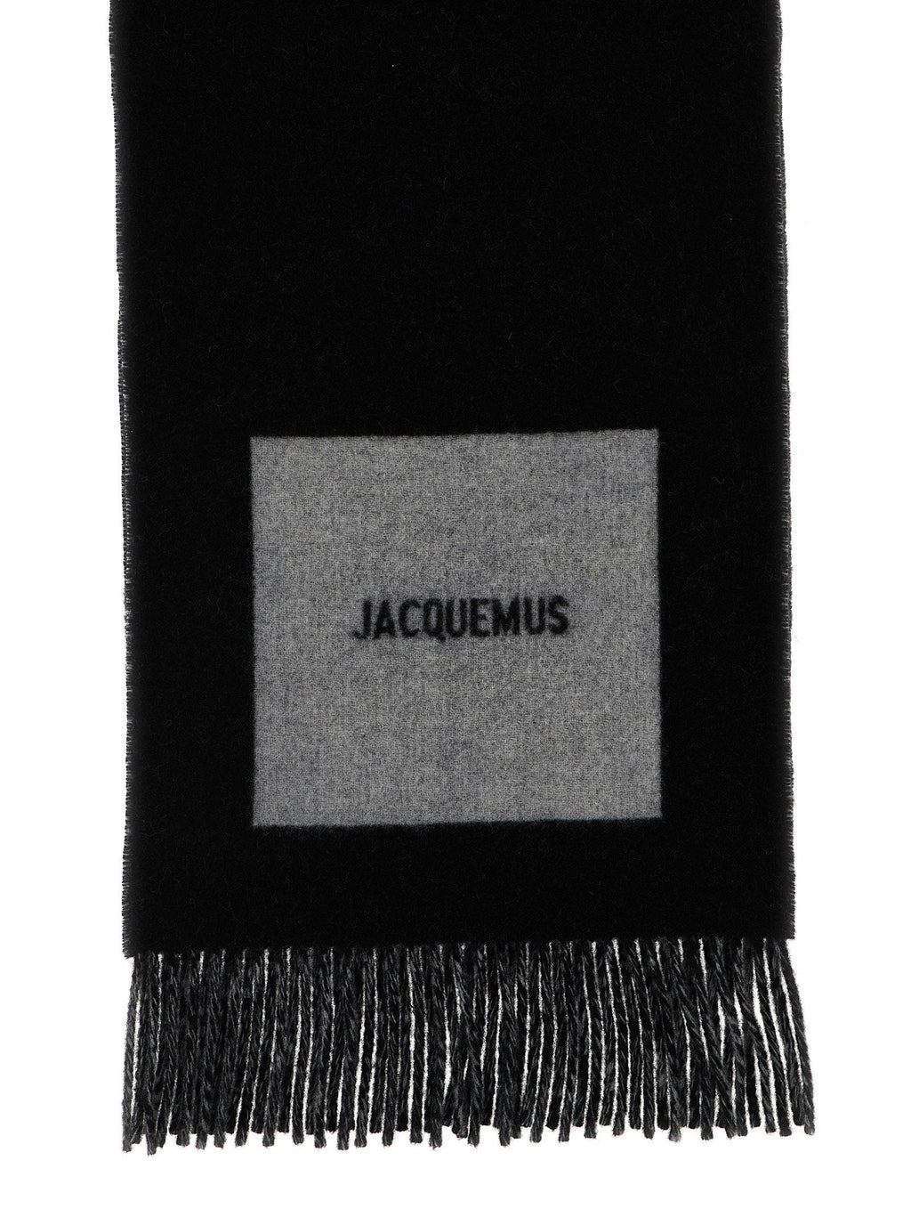Jacquemus Virgin Wool Scarf — Black