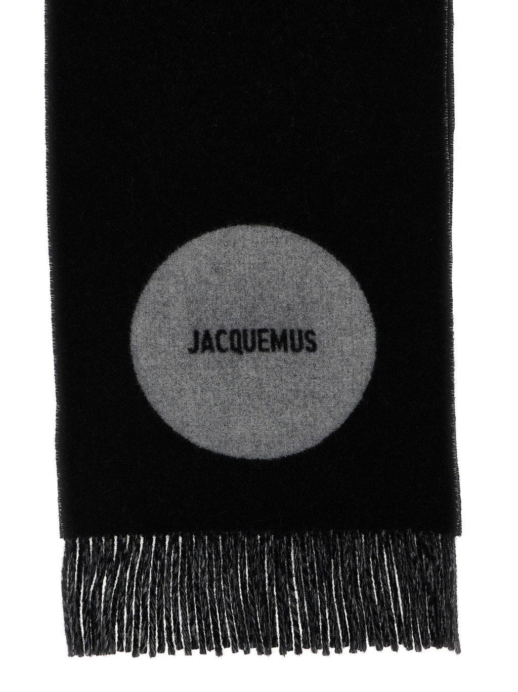 Jacquemus Virgin Wool Scarf — Black