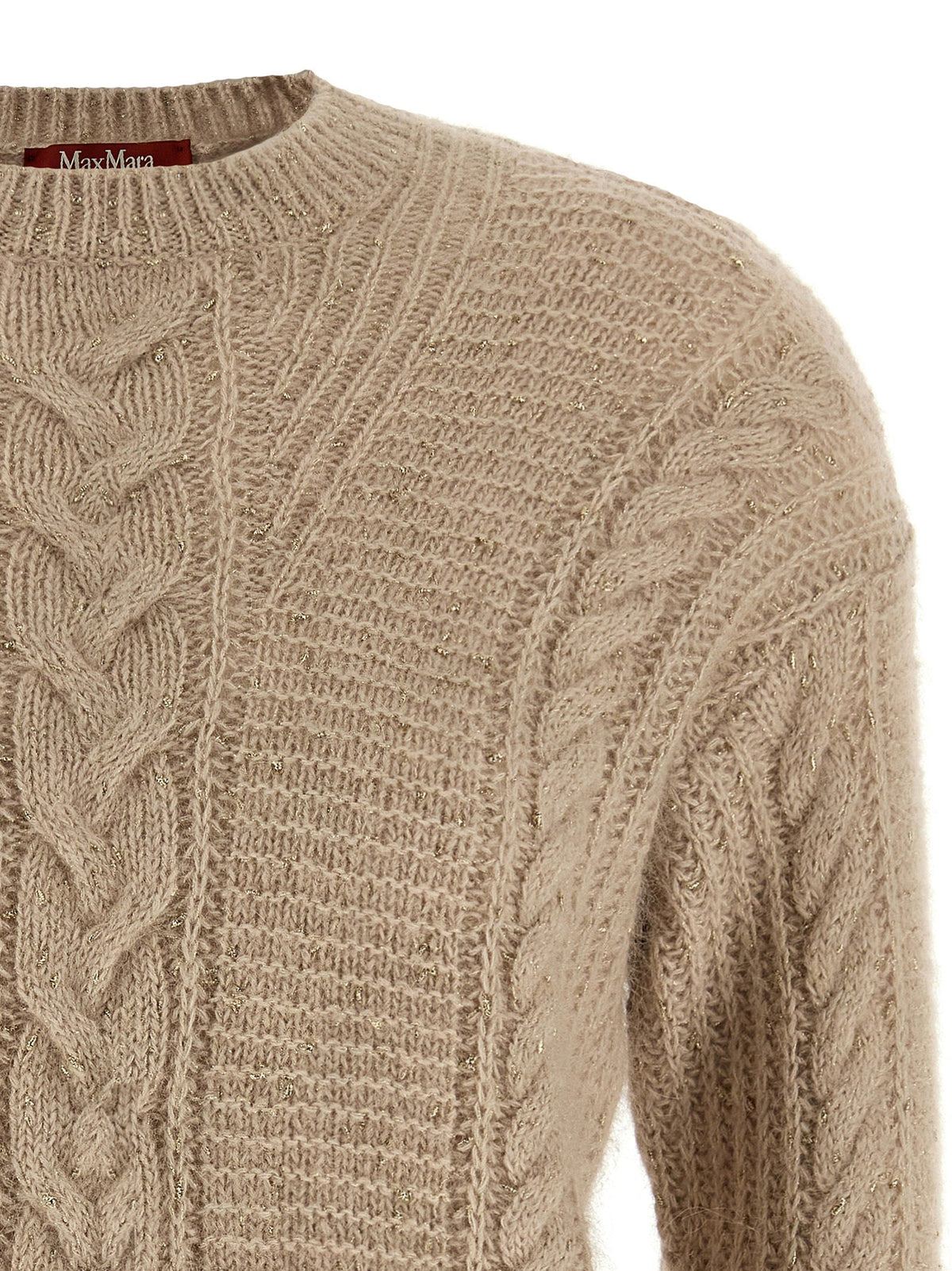 Max Mara Studio Crasso Sweater — Beige