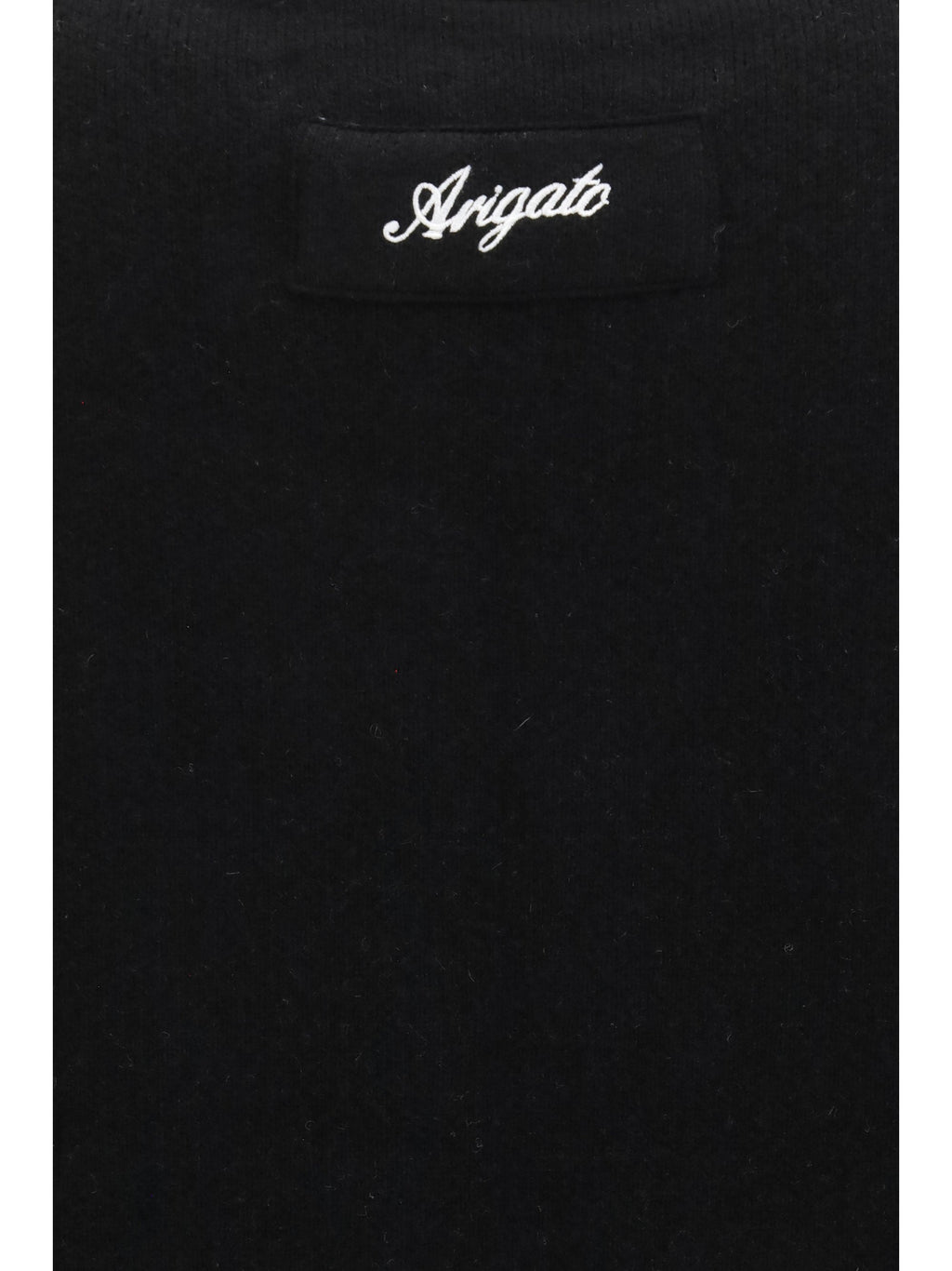 Axel Arigato Core Zip-Up Sweater — Black