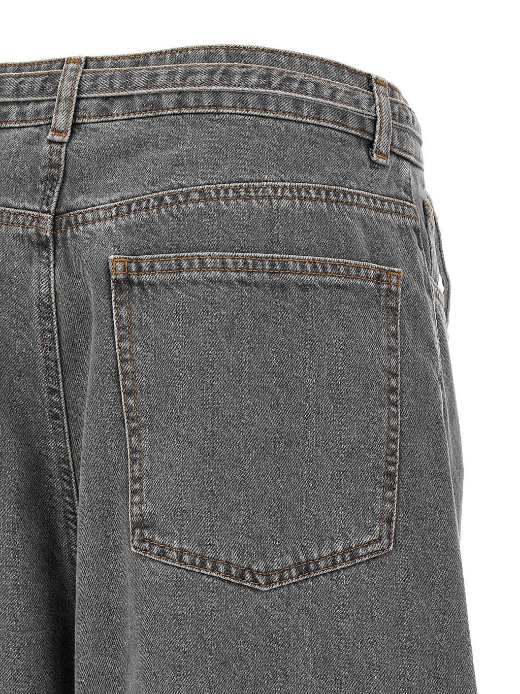 Twin Set Belted Wide-Leg Jeans — Grey