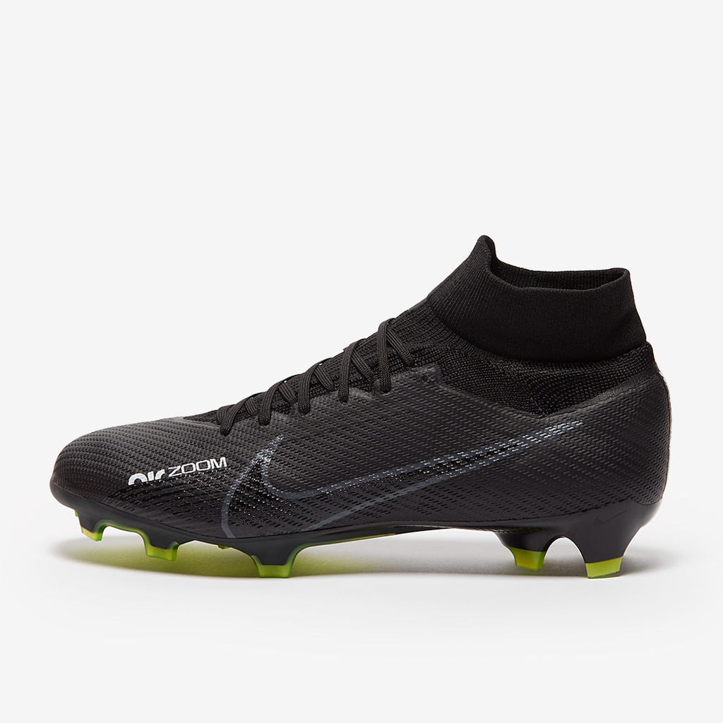 Nike Air Zoom Mercurial Superfly IX Pro FG - Black/Dk Smoke Grey/Summit White/Volt
