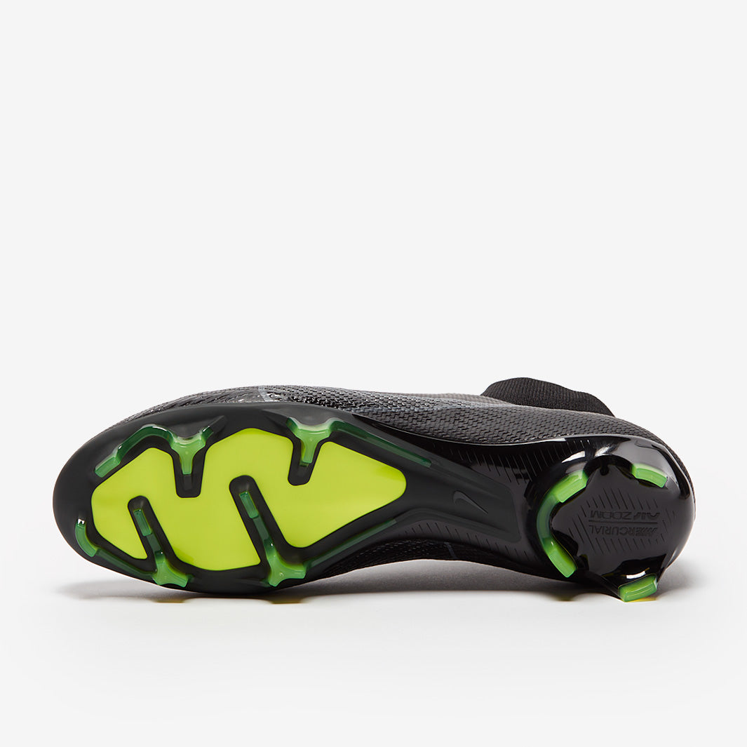 Nike Air Zoom Mercurial Superfly IX Pro FG - Black/Dk Smoke Grey/Summit White/Volt