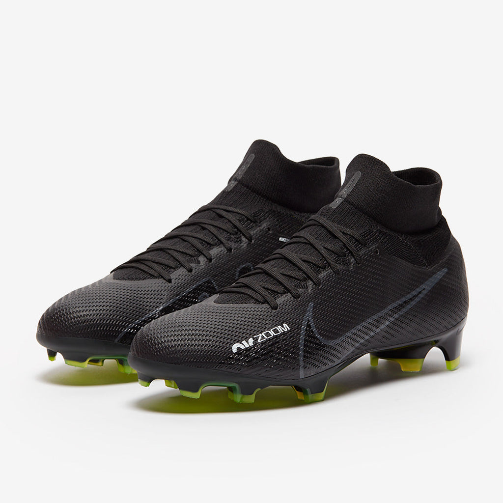 Nike Air Zoom Mercurial Superfly IX Pro FG - Black/Dk Smoke Grey/Summit White/Volt