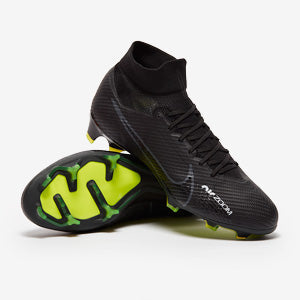 Nike Air Zoom Mercurial Superfly IX Pro FG - Black/Dk Smoke Grey/Summit White/Volt