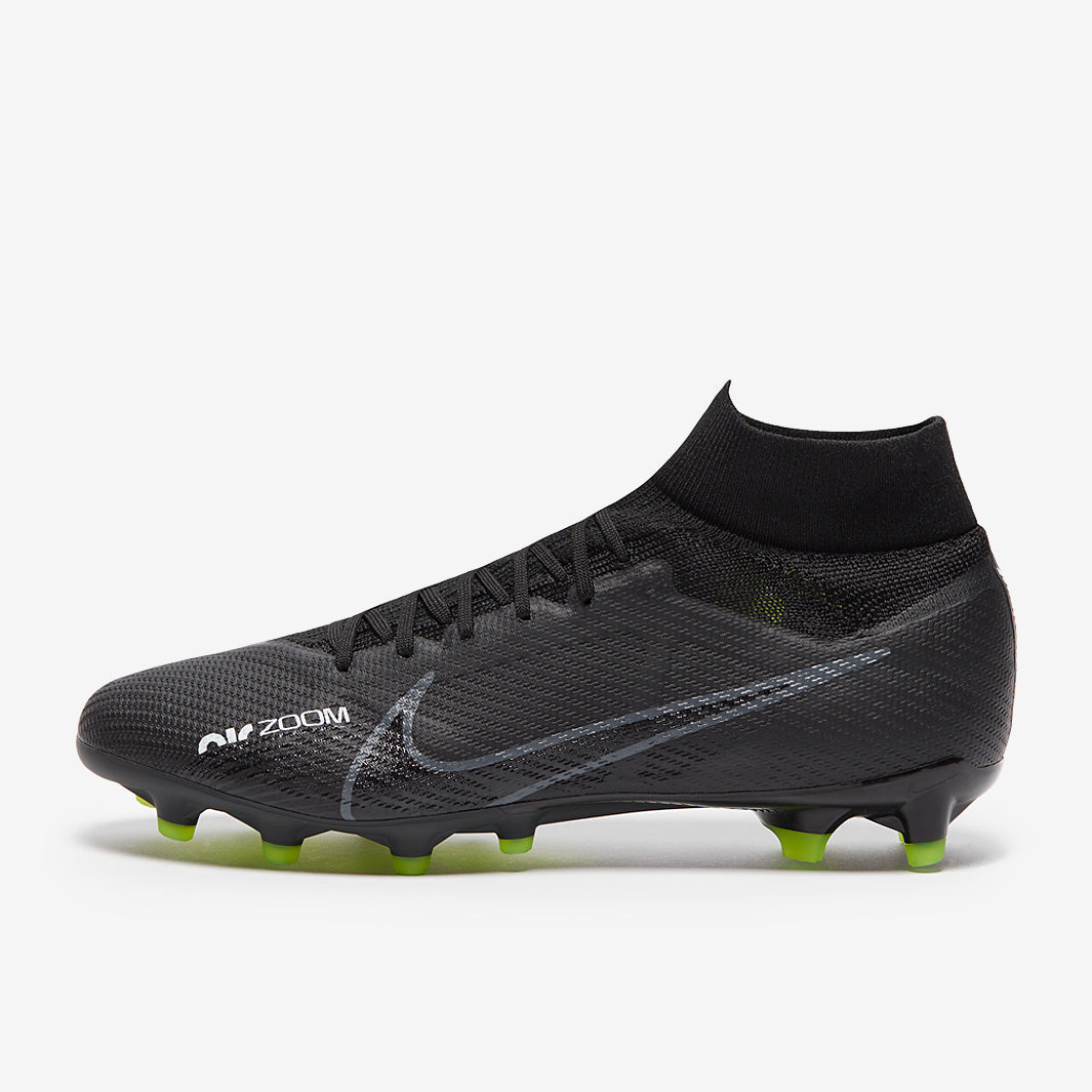 Nike Air Zoom Mercurial Superfly IX Pro AG - Black/Dk Smoke Grey/Summit White/Volt