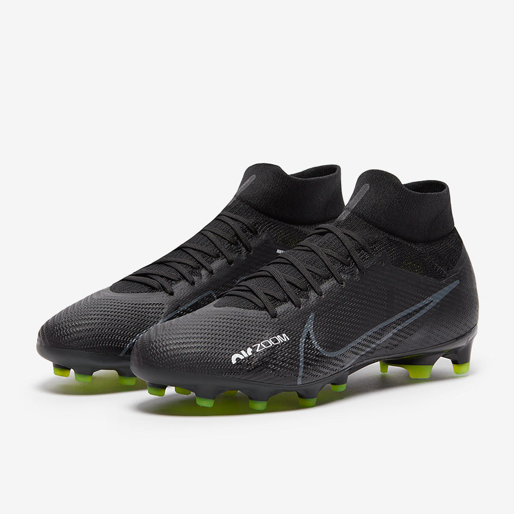 Nike Air Zoom Mercurial Superfly IX Pro AG - Black/Dk Smoke Grey/Summit White/Volt