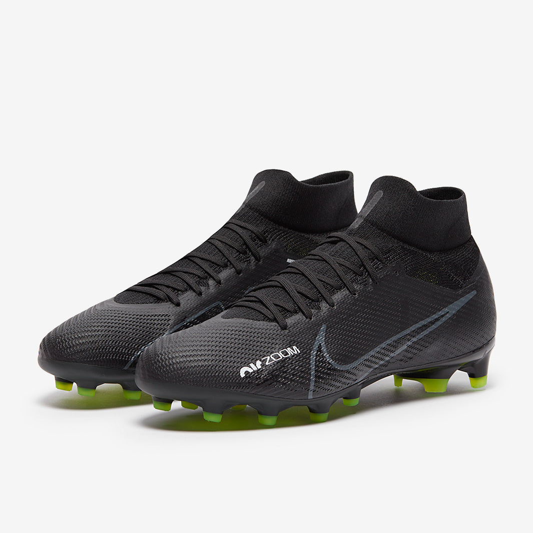Nike Air Zoom Mercurial Superfly IX Pro AG - Black/Dk Smoke Grey/Summit White/Volt