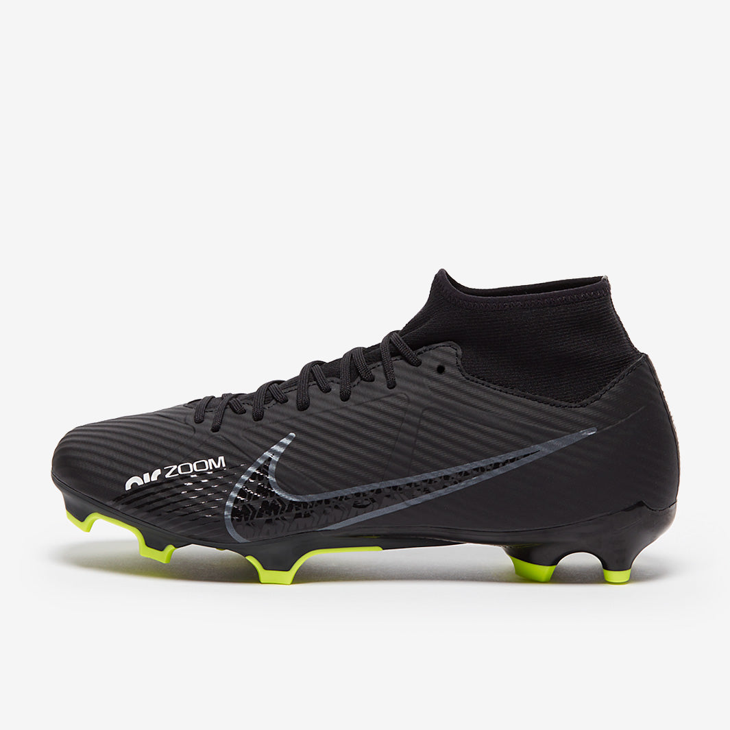 Nike Air Zoom Mercurial Superfly IX Academy FG/MG - Black/Dk Smoke Grey/Summit White/Volt