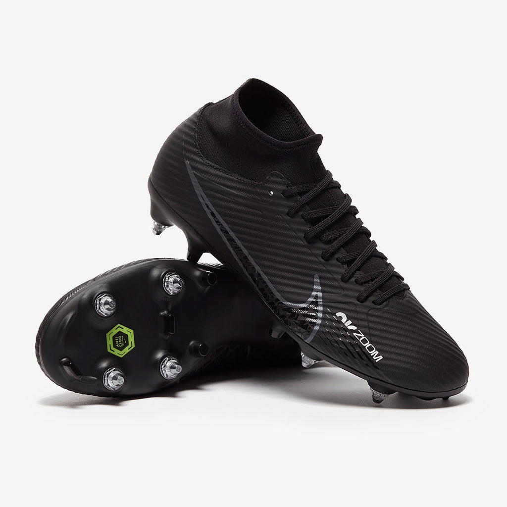 Nike Air Zoom Mercurial Superfly IX Academy SG Pro AC - Black/Dk Smoke Grey/Summit White/Volt