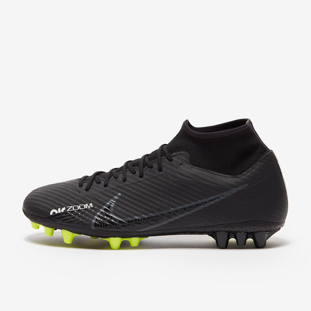 Nike Air Zoom Mercurial Superfly IX Academy AG - Black/Dk Smoke Grey/Summit White/Volt