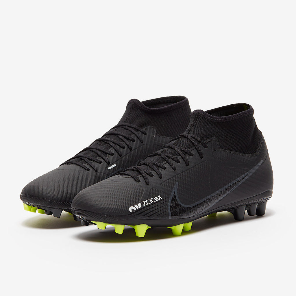 Nike Air Zoom Mercurial Superfly IX Academy AG - Black/Dk Smoke Grey/Summit White/Volt