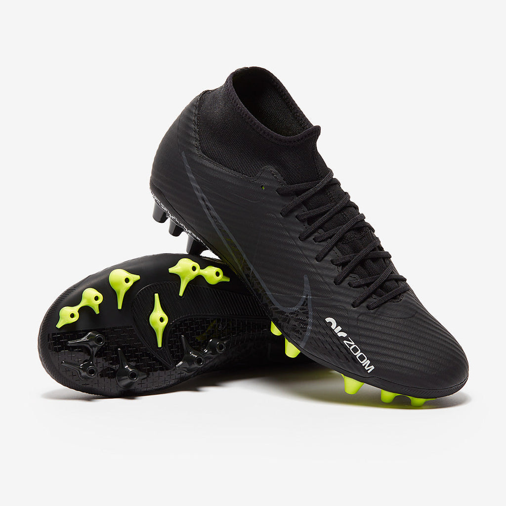 Nike Air Zoom Mercurial Superfly IX Academy AG - Black/Dk Smoke Grey/Summit White/Volt