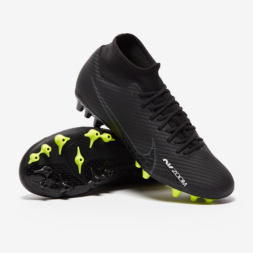 Nike Air Zoom Mercurial Superfly IX Academy AG - Black/Dk Smoke Grey/Summit White/Volt