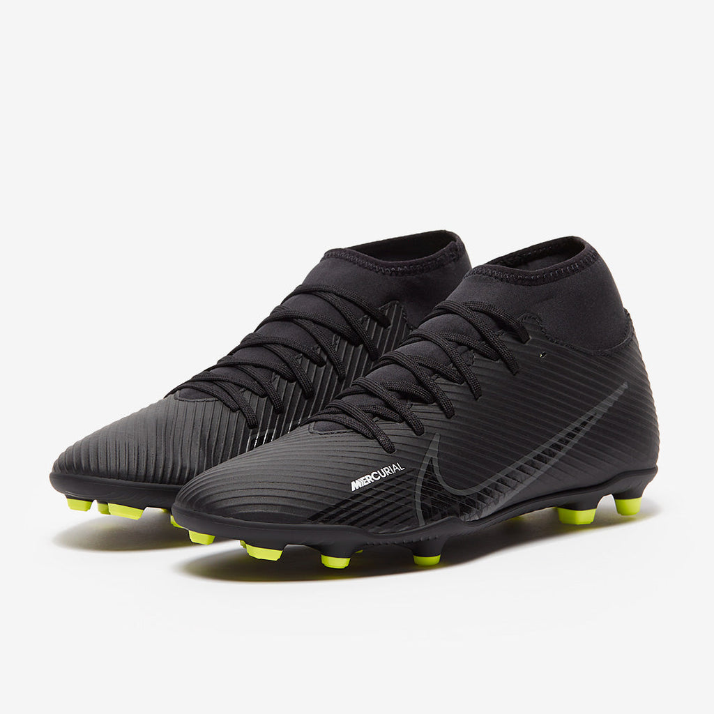 Nike Mercurial Superfly IX Club FG/MG - Black/Dk Smoke Grey/Summit White/Volt