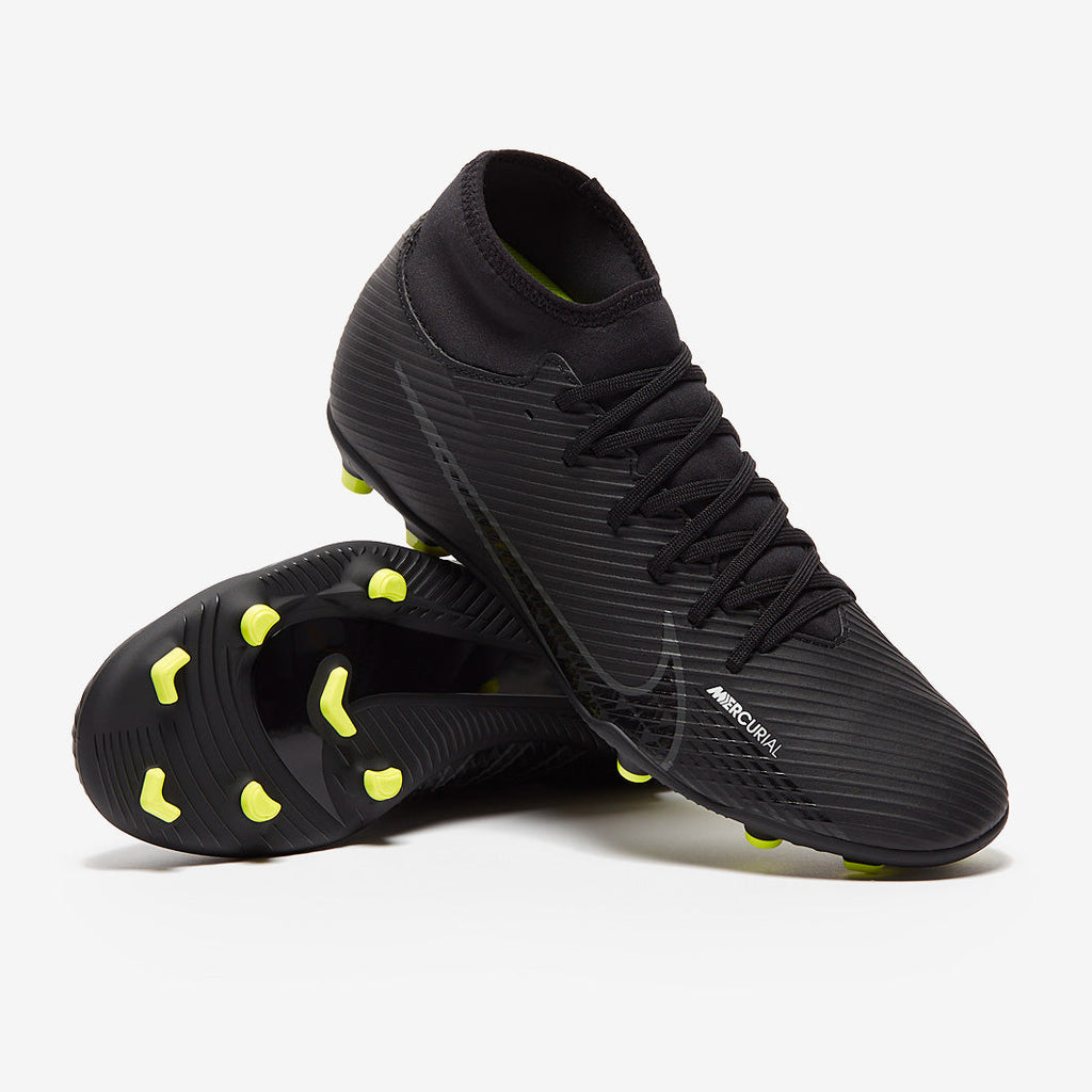 Nike Mercurial Superfly IX Club FG/MG - Black/Dk Smoke Grey/Summit White/Volt