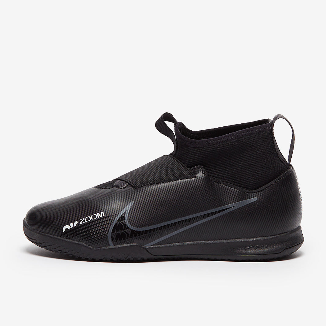 Nike Kids Air Zoom Mercurial Superfly IX Academy IC - Black/Dk Smoke Grey/Summit White/Volt