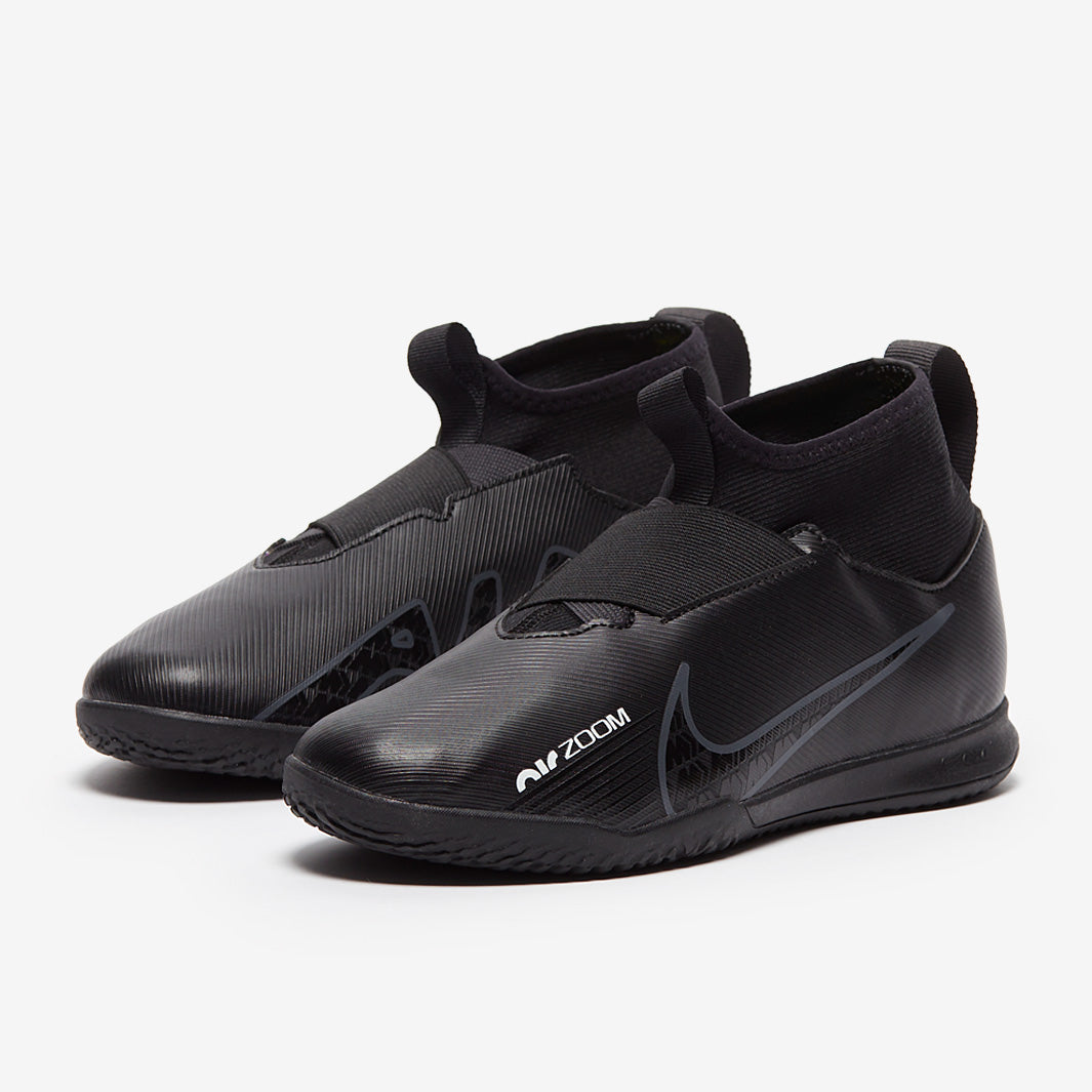 Nike Kids Air Zoom Mercurial Superfly IX Academy IC - Black/Dk Smoke Grey/Summit White/Volt