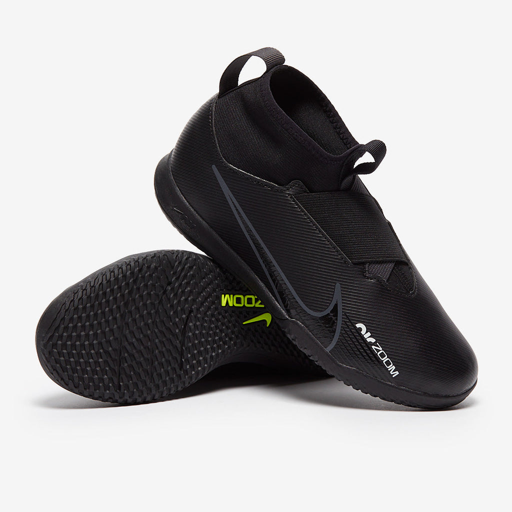 Nike Kids Air Zoom Mercurial Superfly IX Academy IC - Black/Dk Smoke Grey/Summit White/Volt