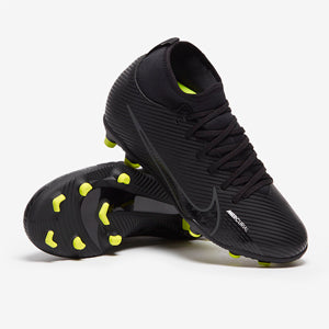 Nike Kids Mercurial Superfly IX Club FG/MG - Black/Dk Smoke Grey/Summit White/Volt