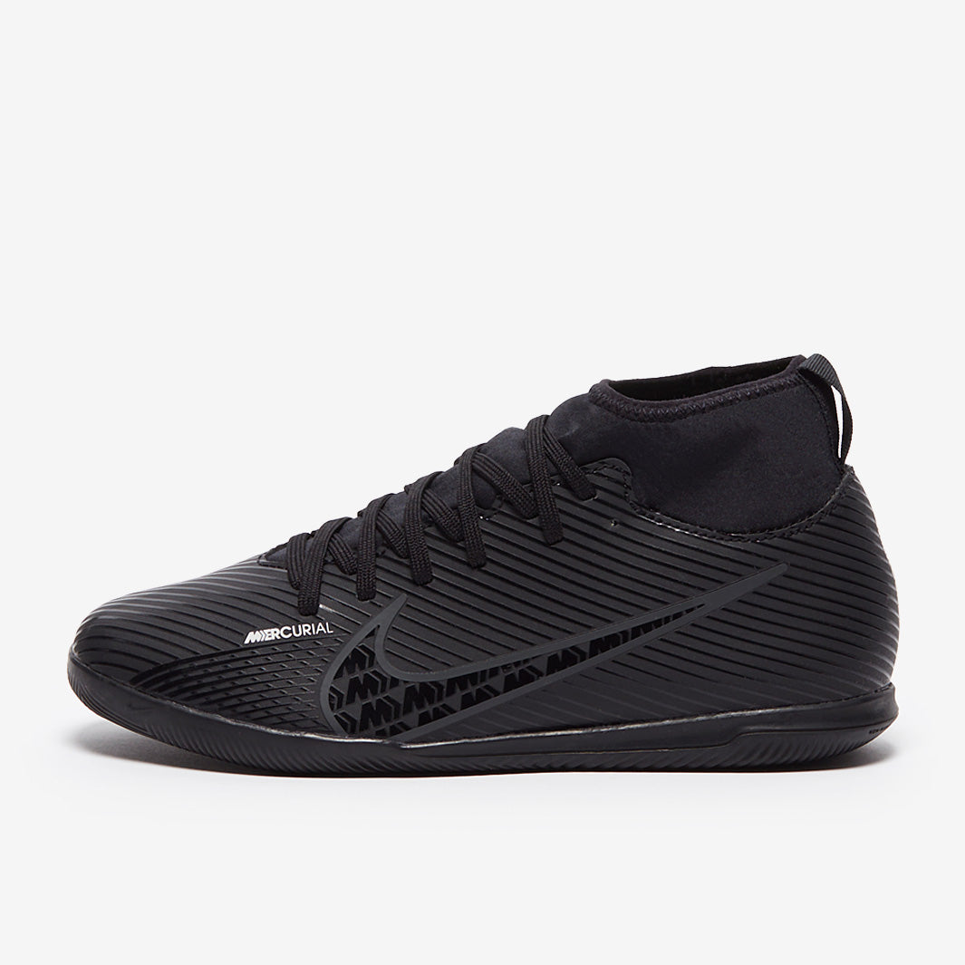 Nike Kids Mercurial Superfly IX Club IC - Black/Dk Smoke Grey/Summit White/Volt