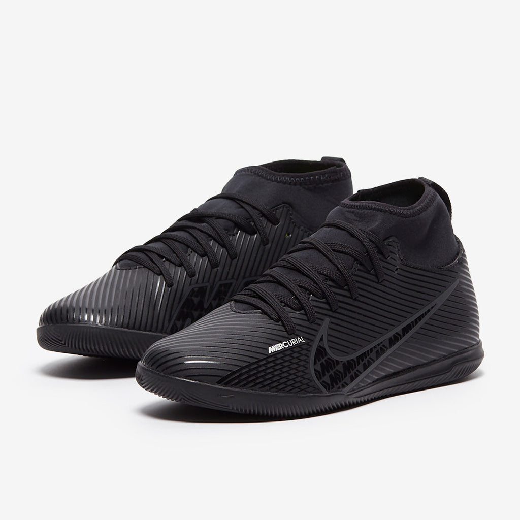 Nike Kids Mercurial Superfly IX Club IC - Black/Dk Smoke Grey/Summit White/Volt