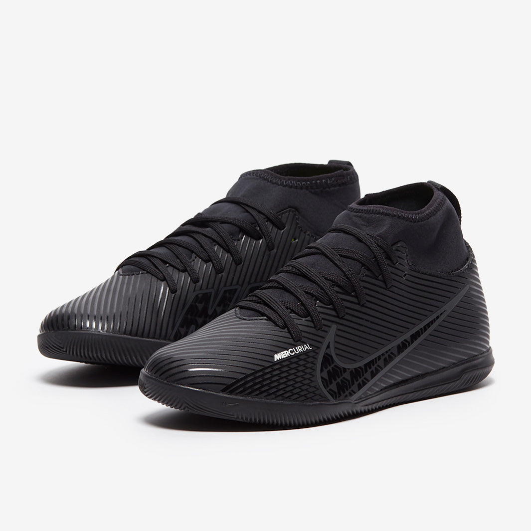 Nike Kids Mercurial Superfly IX Club IC - Black/Dk Smoke Grey/Summit White/Volt