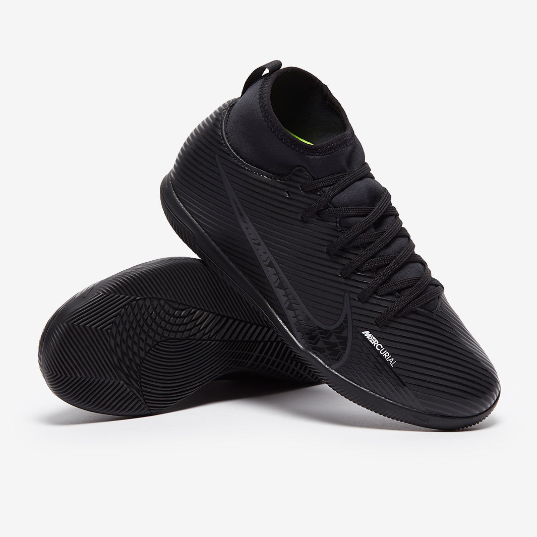 Nike Kids Mercurial Superfly IX Club IC - Black/Dk Smoke Grey/Summit White/Volt