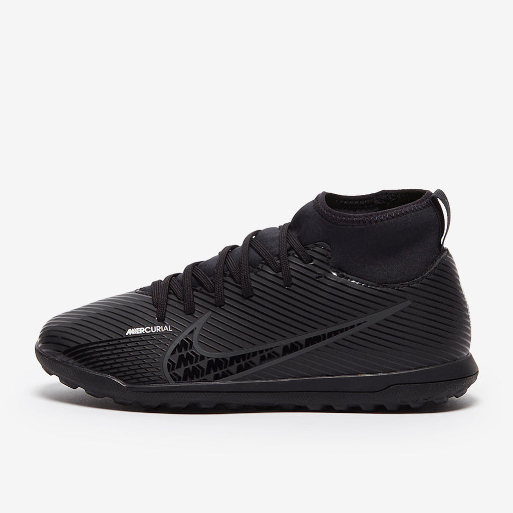 Nike Kids Mercurial Superfly IX Club TF - Black/Dk Smoke Grey/Summit White/Volt