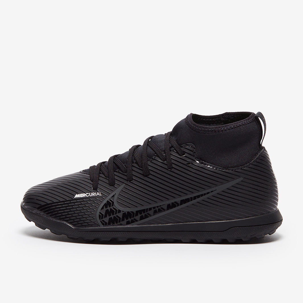 Nike Kids Mercurial Superfly IX Club TF - Black/Dk Smoke Grey/Summit White/Volt