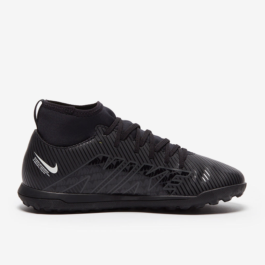 Nike Kids Mercurial Superfly IX Club TF - Black/Dk Smoke Grey/Summit White/Volt
