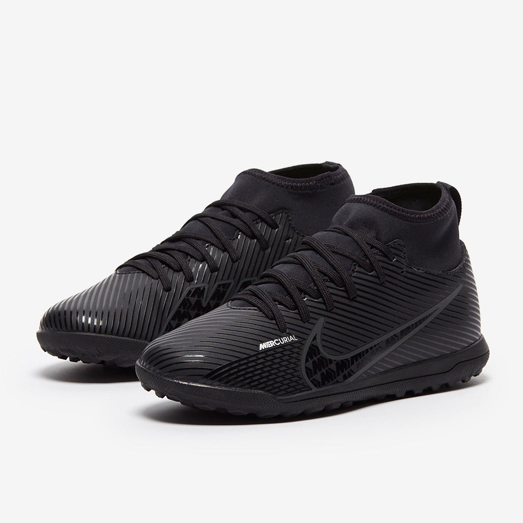 Nike Kids Mercurial Superfly IX Club TF - Black/Dk Smoke Grey/Summit White/Volt