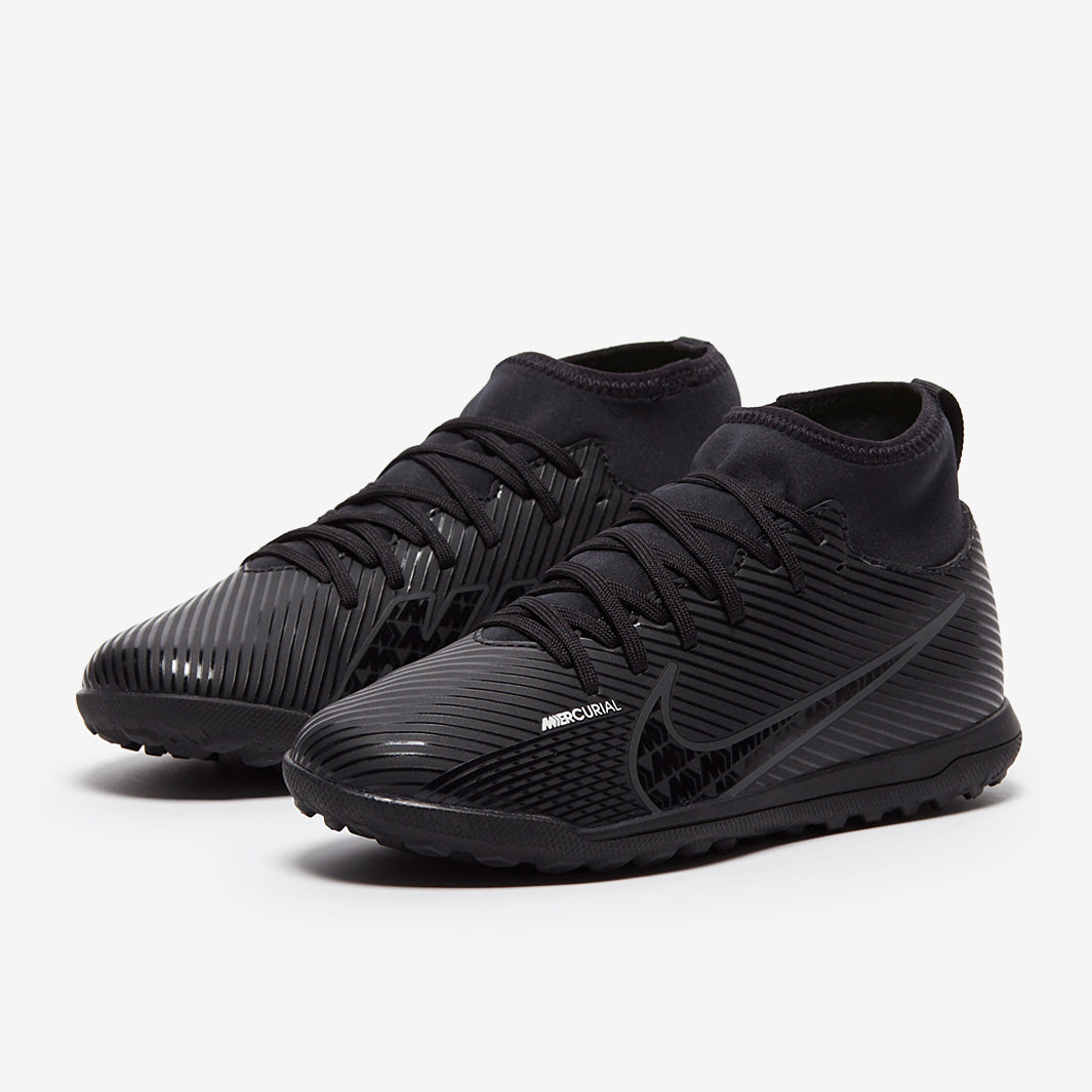 Nike Kids Mercurial Superfly IX Club TF - Black/Dk Smoke Grey/Summit White/Volt
