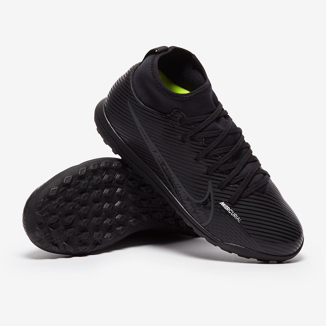 Nike Kids Mercurial Superfly IX Club TF - Black/Dk Smoke Grey/Summit White/Volt