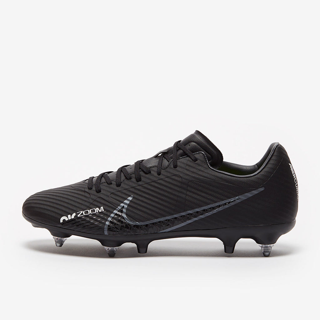 Nike Air Zoom Mercurial Vapor XV Academy SG Pro Anti-Clog - Black/Dk Smoke Grey/Summit White/Volt