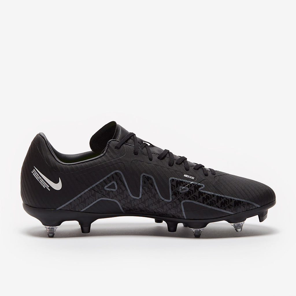 Nike Air Zoom Mercurial Vapor XV Academy SG Pro Anti-Clog - Black/Dk Smoke Grey/Summit White/Volt